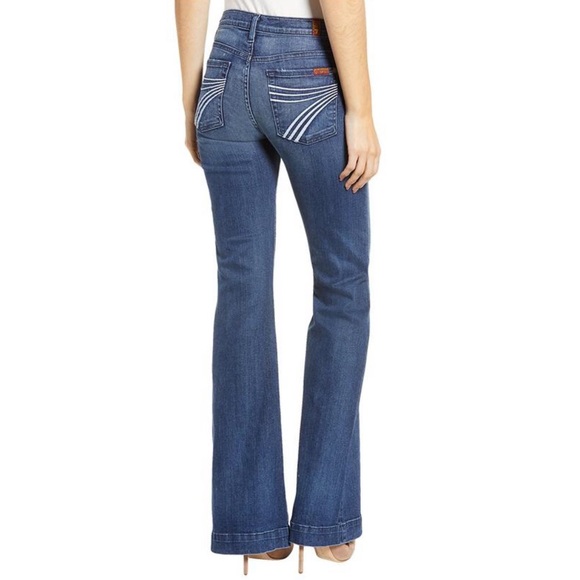 7 For All Mankind Denim - 7 For All Mankind Dojo Flare Jeans Size 27